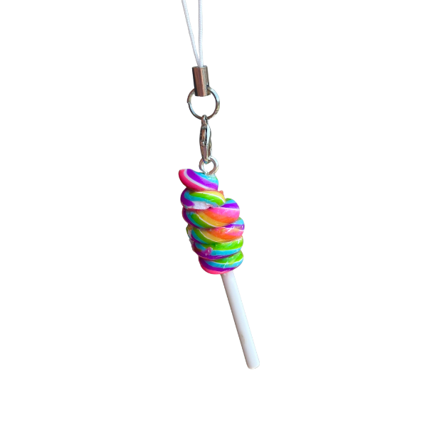 lollipop phone charm