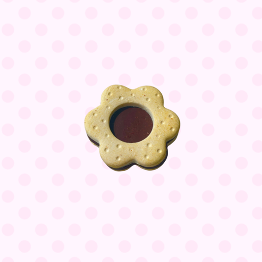 flower cookie magnet