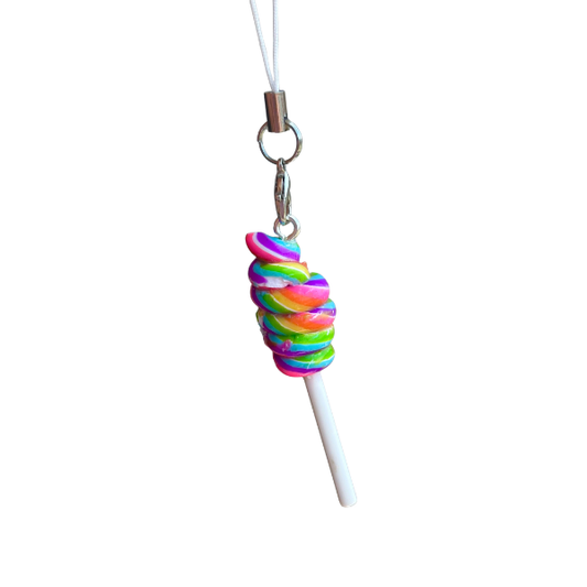 lollipop phone charm