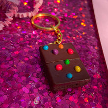 Load image into Gallery viewer, cosmic brownie keychain
