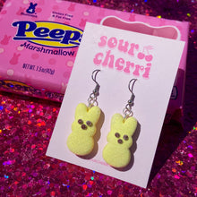 Load image into Gallery viewer, marshmallow peep earrings
