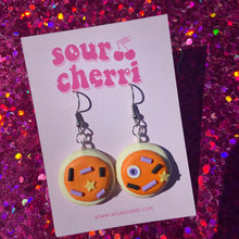 Load image into Gallery viewer, spooky sugar cookie earrings
