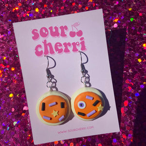 spooky sugar cookie earrings