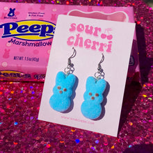 Load image into Gallery viewer, marshmallow peep earrings
