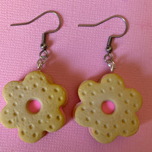 Load image into Gallery viewer, flower cookie earrings
