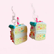 Load image into Gallery viewer, birthday cake earrings
